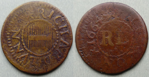 Exeter, Richard Lunn 1664 farthing